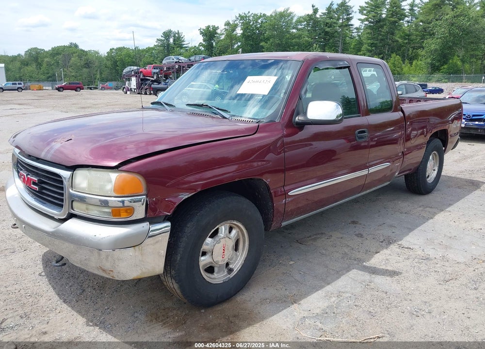 2001 GMC SIERRA 1500 SLE VIN: 2GTEK19TX11375399
