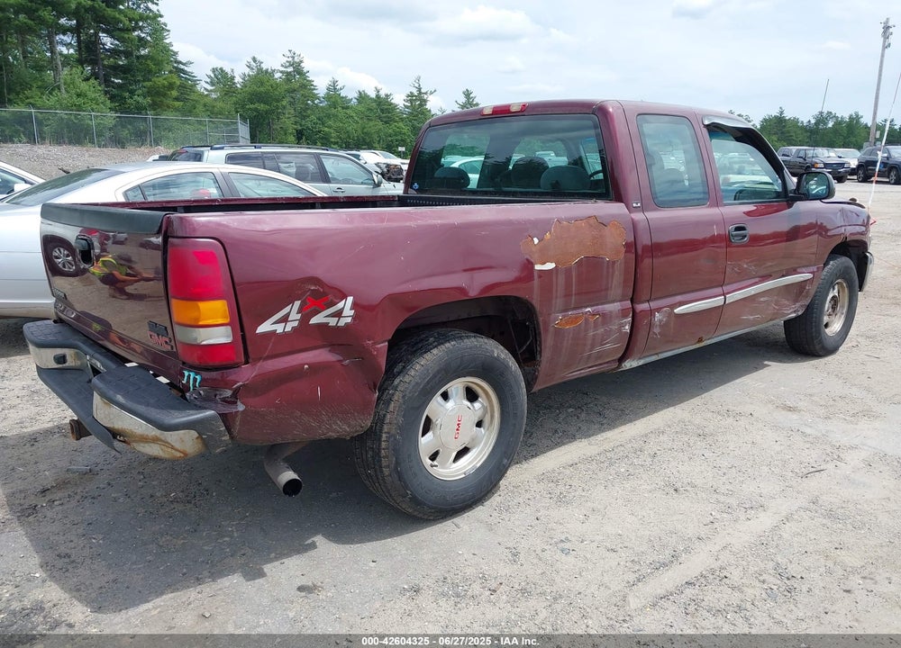2001 GMC SIERRA 1500 SLE VIN: 2GTEK19TX11375399