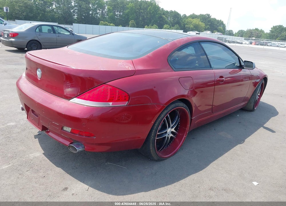 2004 BMW 645CI VIN: WBAEH73484B215624