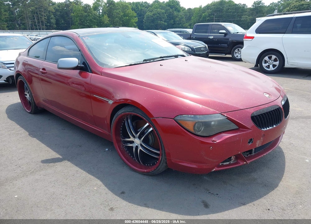 2004 BMW 645CI VIN: WBAEH73484B215624