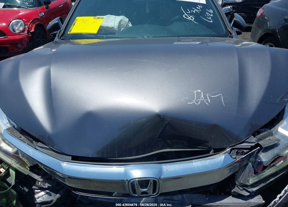 2016 HONDA ACCORD VIN: 1HGCR2F50GA169040