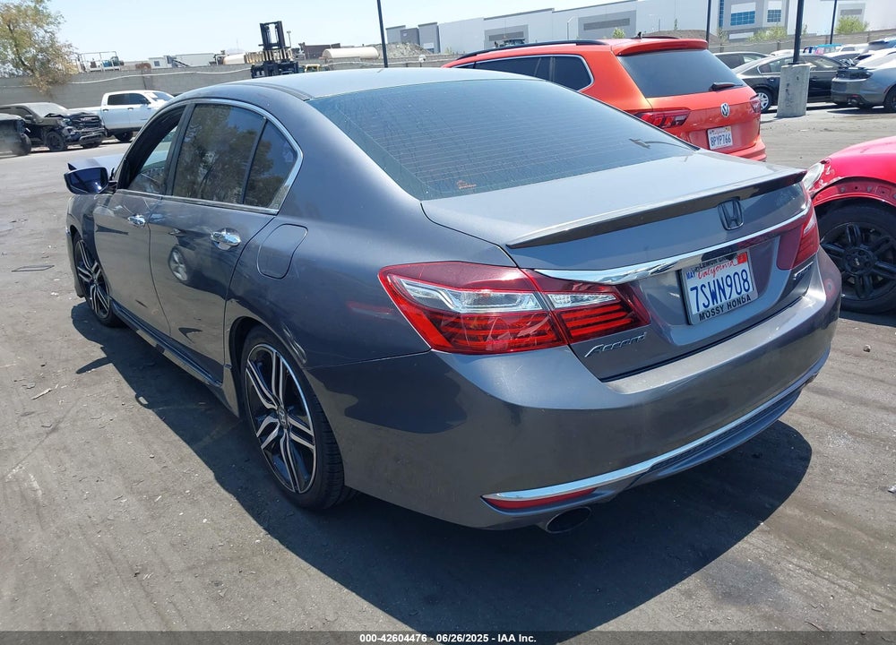 2016 HONDA ACCORD VIN: 1HGCR2F50GA169040