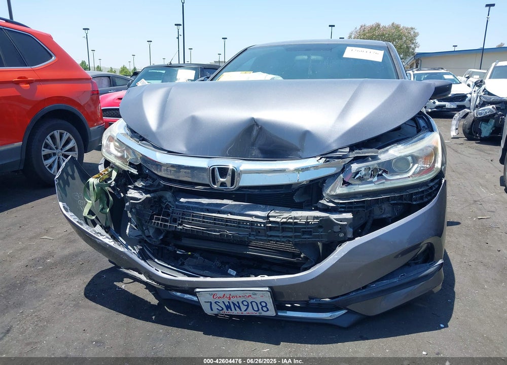 2016 HONDA ACCORD VIN: 1HGCR2F50GA169040