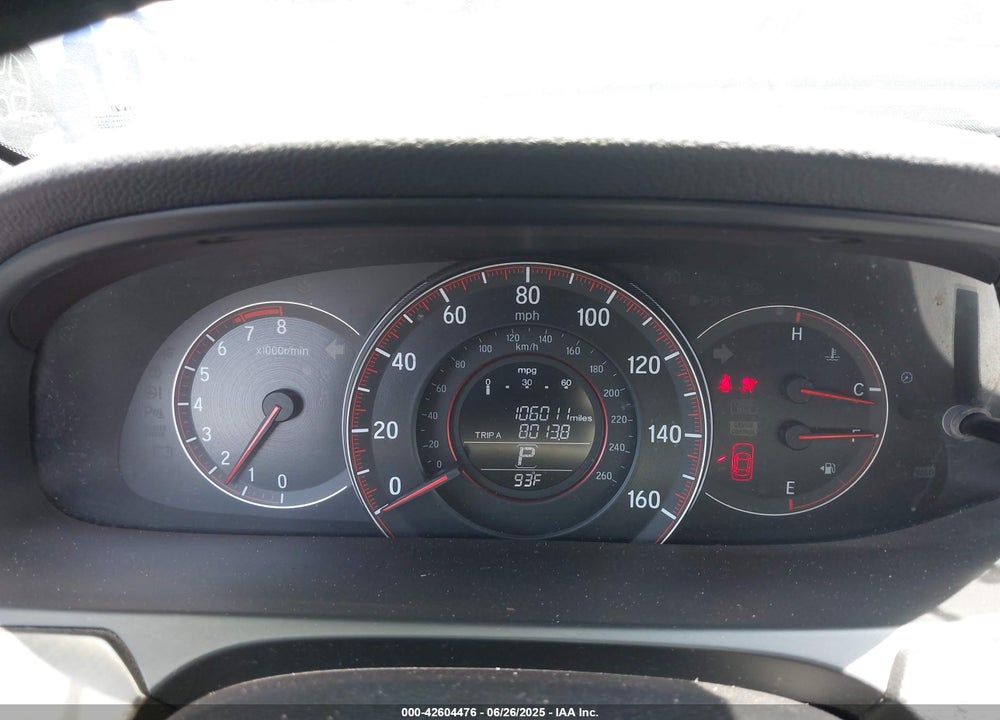 2016 HONDA ACCORD VIN: 1HGCR2F50GA169040