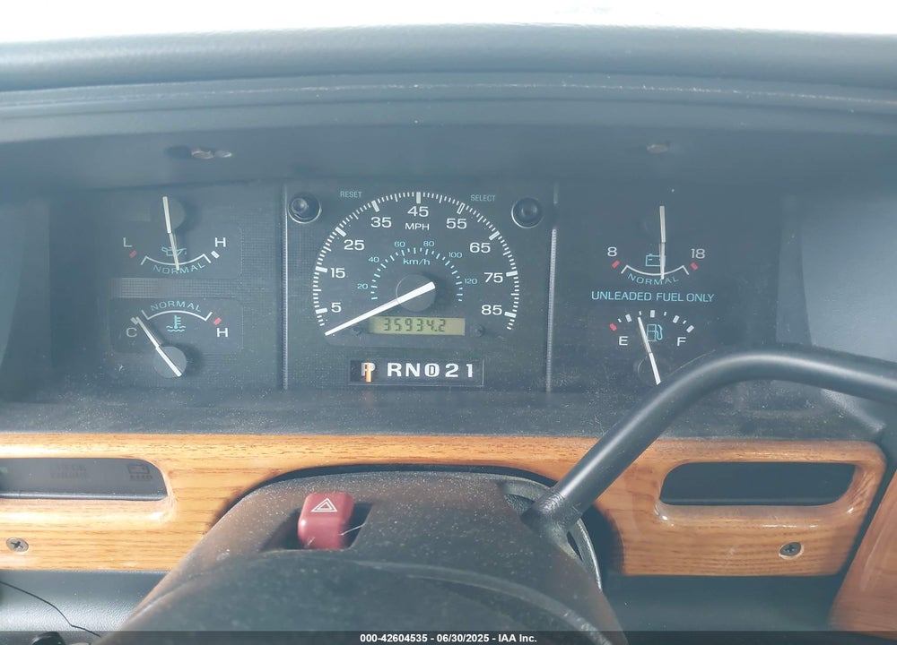 1995 FORD ECONOLINE E350 CUTAWAY VAN VIN: 1FDKE30G2SHB96919