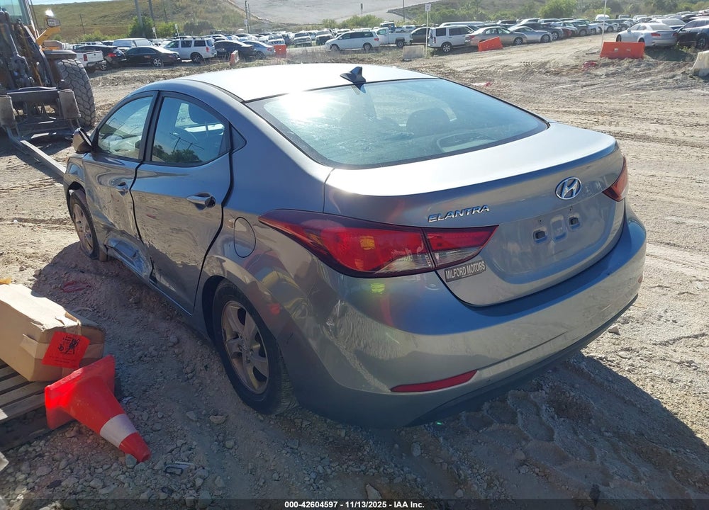 2014 HYUNDAI ELANTRA VIN: KMHDH4AEXEU159857