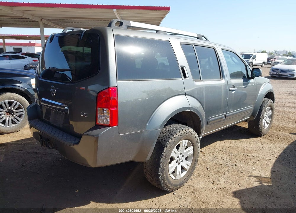 2006 NISSAN PATHFINDER LE VIN: 5N1AR18W36C615198