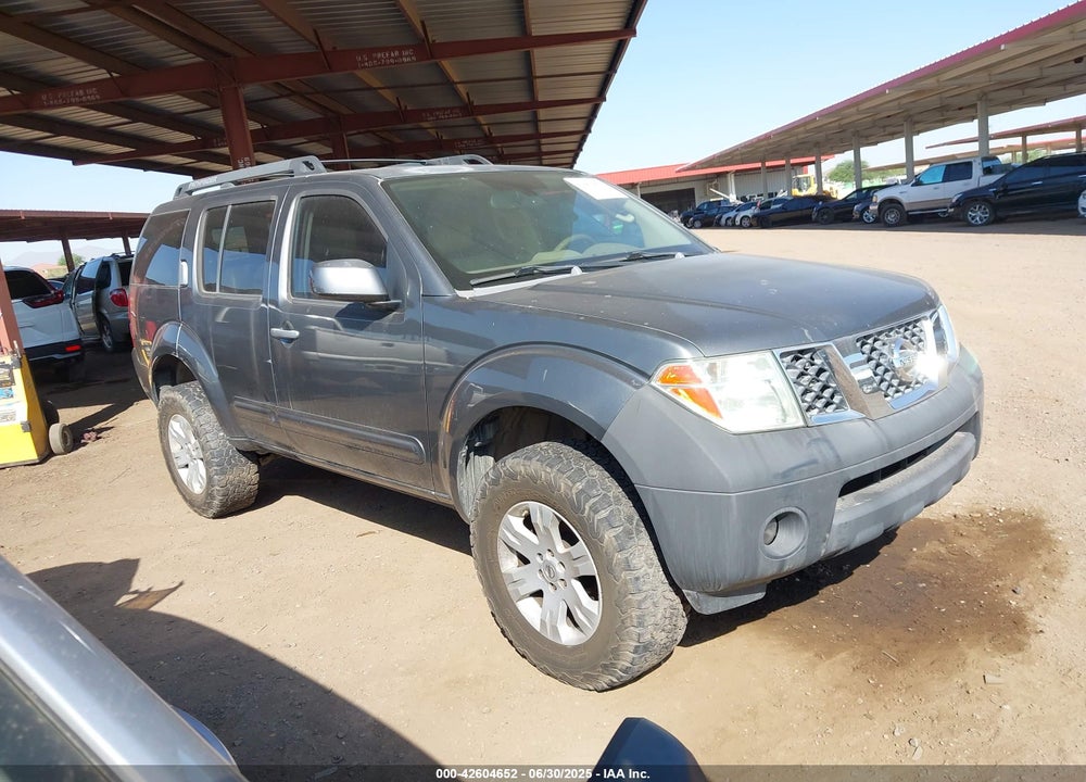2006 NISSAN PATHFINDER LE VIN: 5N1AR18W36C615198