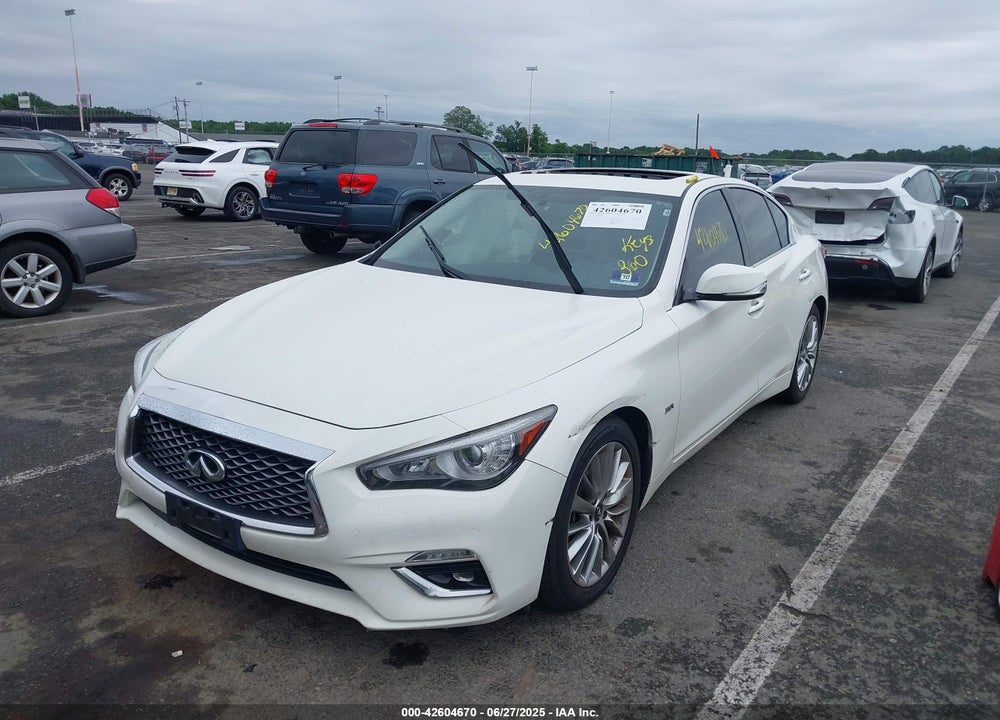 2019 INFINITI Q50 3.0T LUXE VIN: JN1EV7AP0KM519656