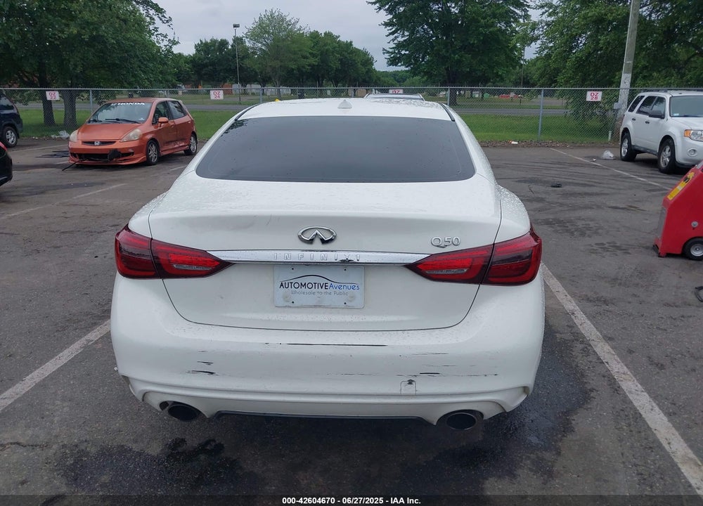2019 INFINITI Q50 3.0T LUXE VIN: JN1EV7AP0KM519656