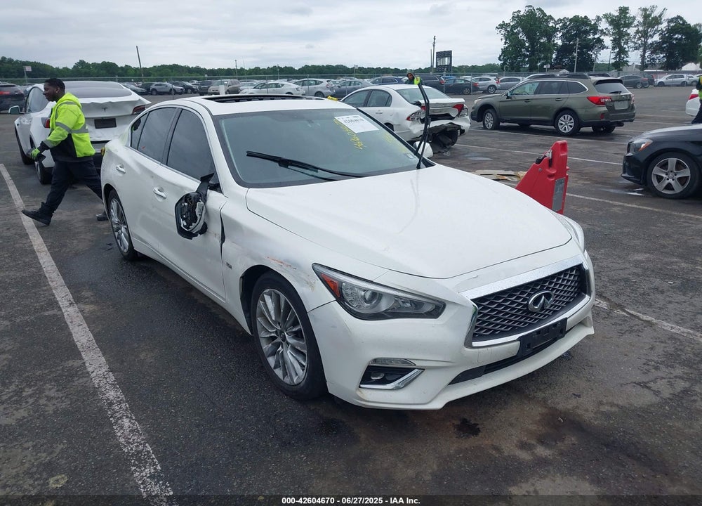 2019 INFINITI Q50 3.0T LUXE VIN: JN1EV7AP0KM519656