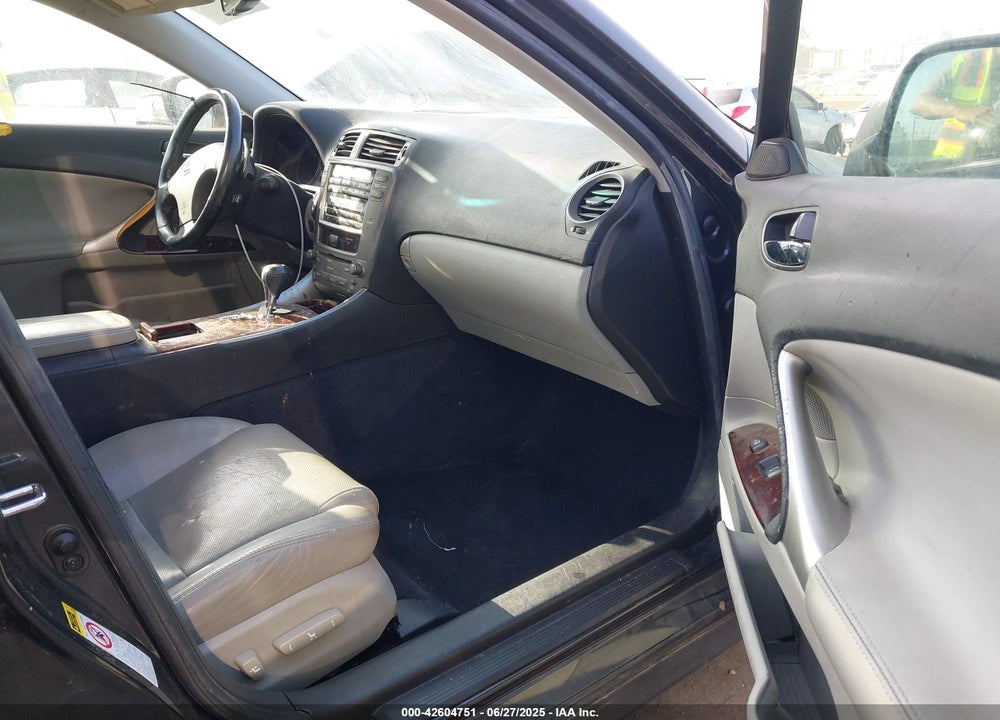 2007 LEXUS IS 250 VIN: JTHBK262375048336