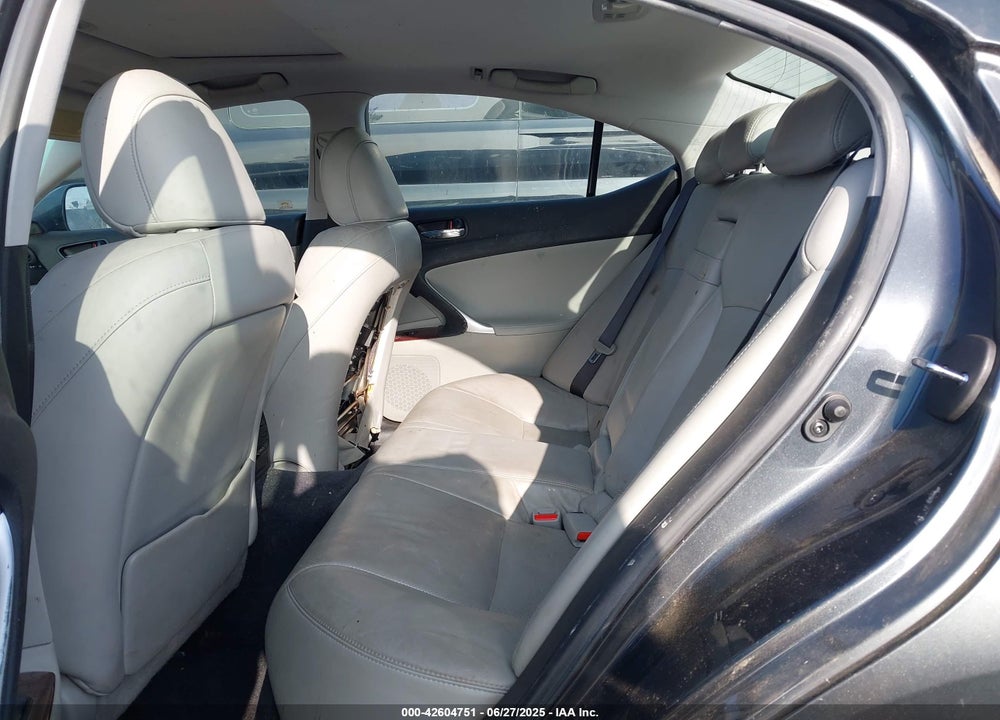 2007 LEXUS IS 250 VIN: JTHBK262375048336