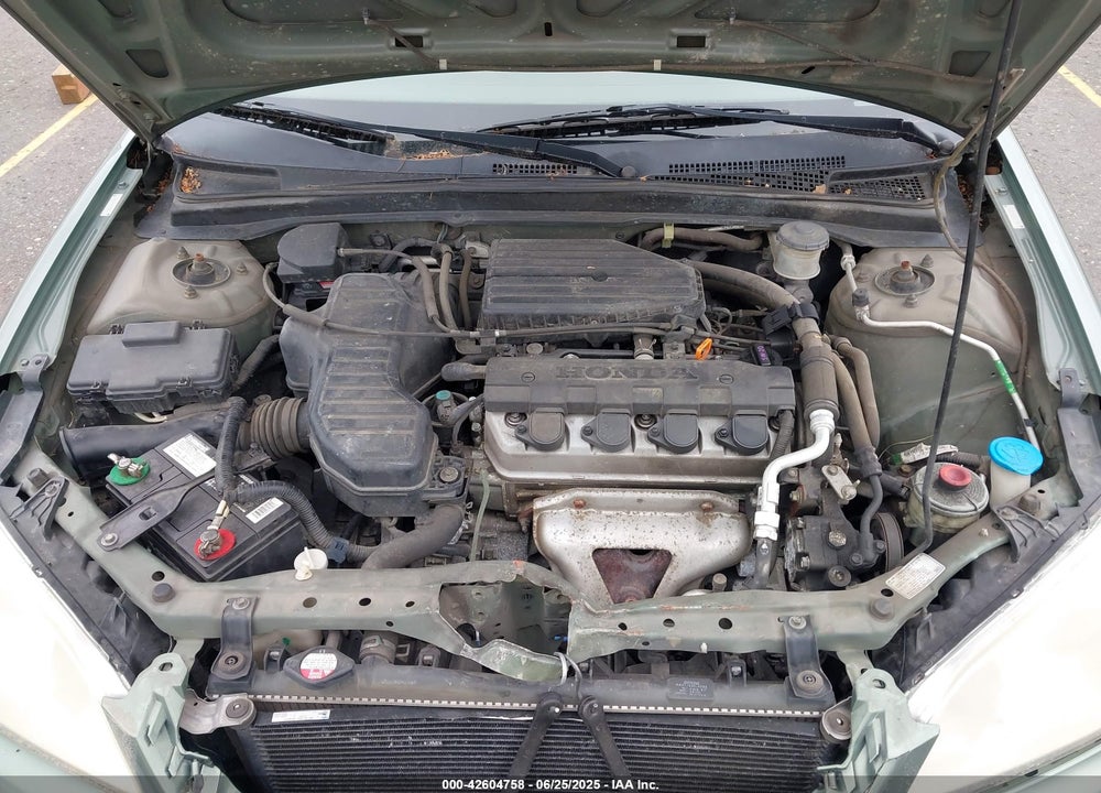 2004 HONDA CIVIC LX VIN: 2HGES16574H619433