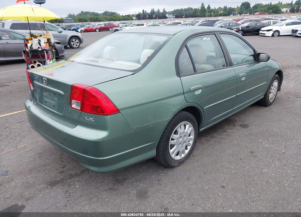 2004 HONDA CIVIC LX VIN: 2HGES16574H619433