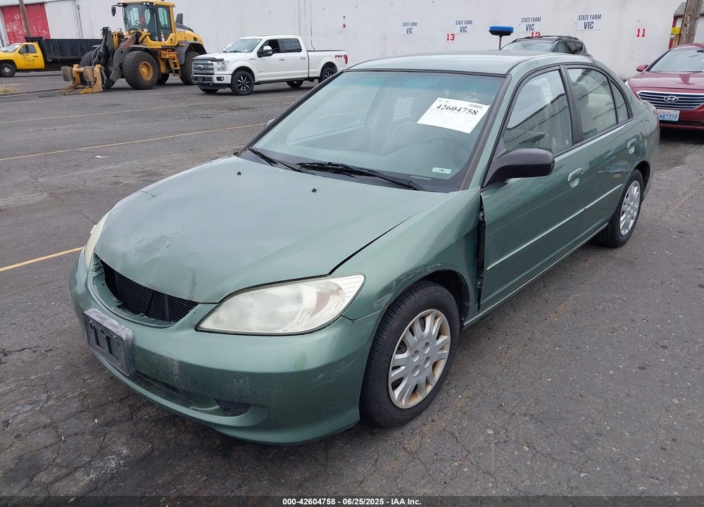 2004 HONDA CIVIC LX VIN: 2HGES16574H619433