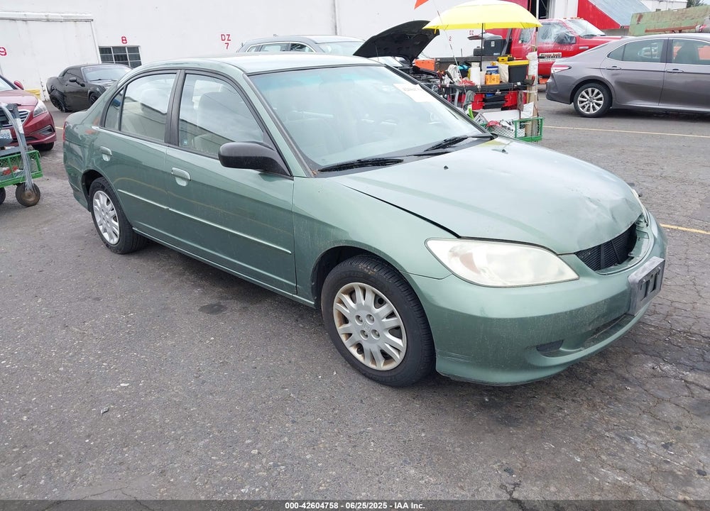 2004 HONDA CIVIC LX VIN: 2HGES16574H619433