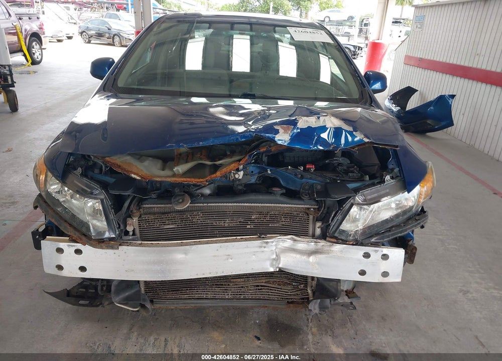 2012 HONDA CIVIC VIN: 19XFB2F82CE361027
