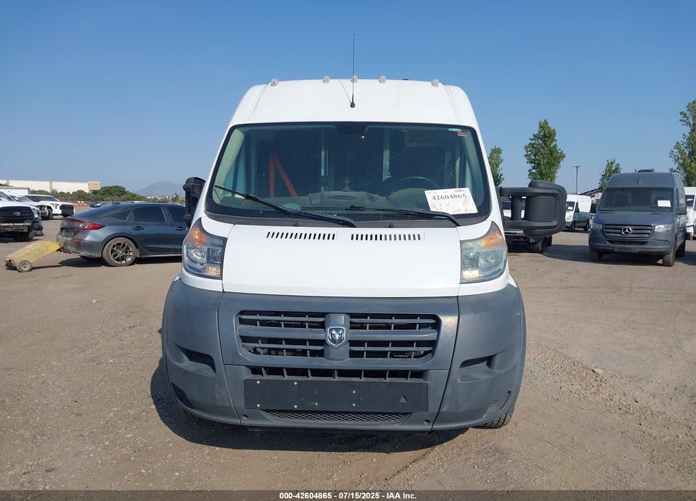 2016 RAM PROMASTER 2500 HIGH ROOF VIN: 3C6TRVDG7GE128770