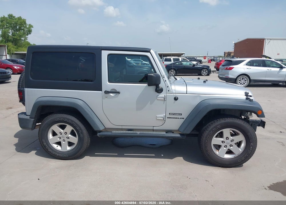 2012 JEEP WRANGLER SPORT VIN: 1C4AJWAG0CL273233