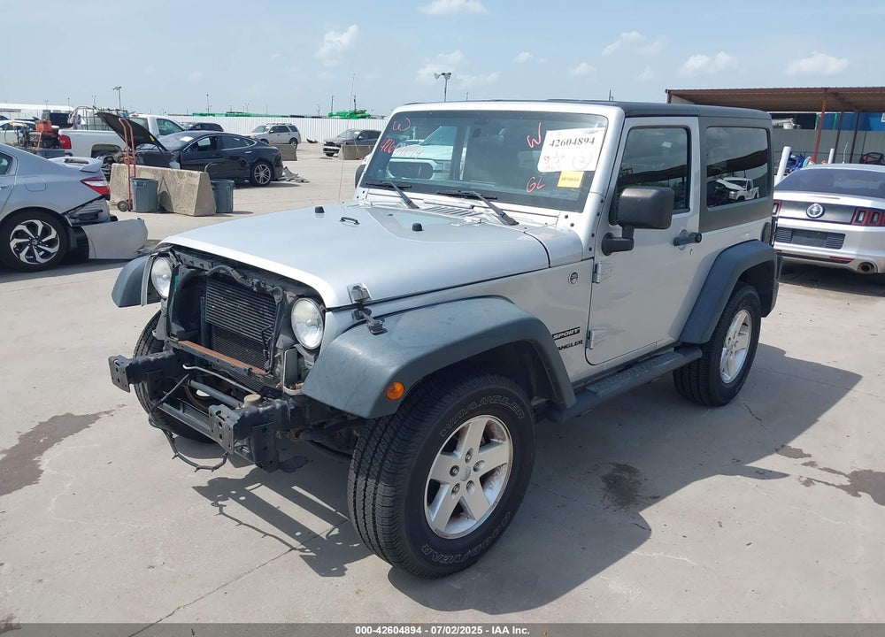 2012 JEEP WRANGLER SPORT VIN: 1C4AJWAG0CL273233