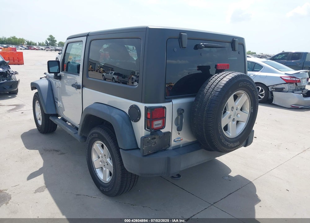 2012 JEEP WRANGLER SPORT VIN: 1C4AJWAG0CL273233