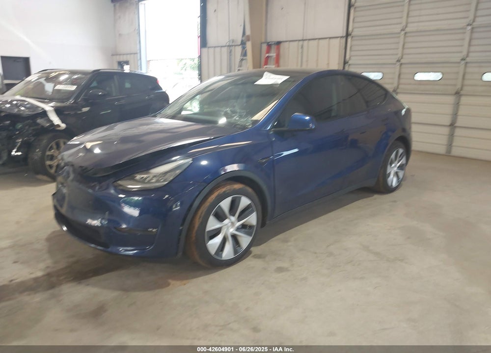2021 TESLA MODEL Y LONG RANGE DUAL MOTOR ALL-WHEEL DRIVE VIN: 5YJYGDEE6MF233835