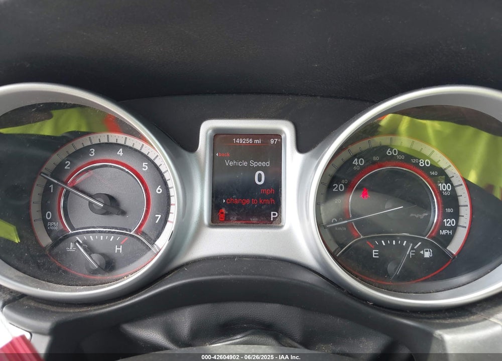 2013 DODGE JOURNEY SXT VIN: 3C4PDDBGXDT641427