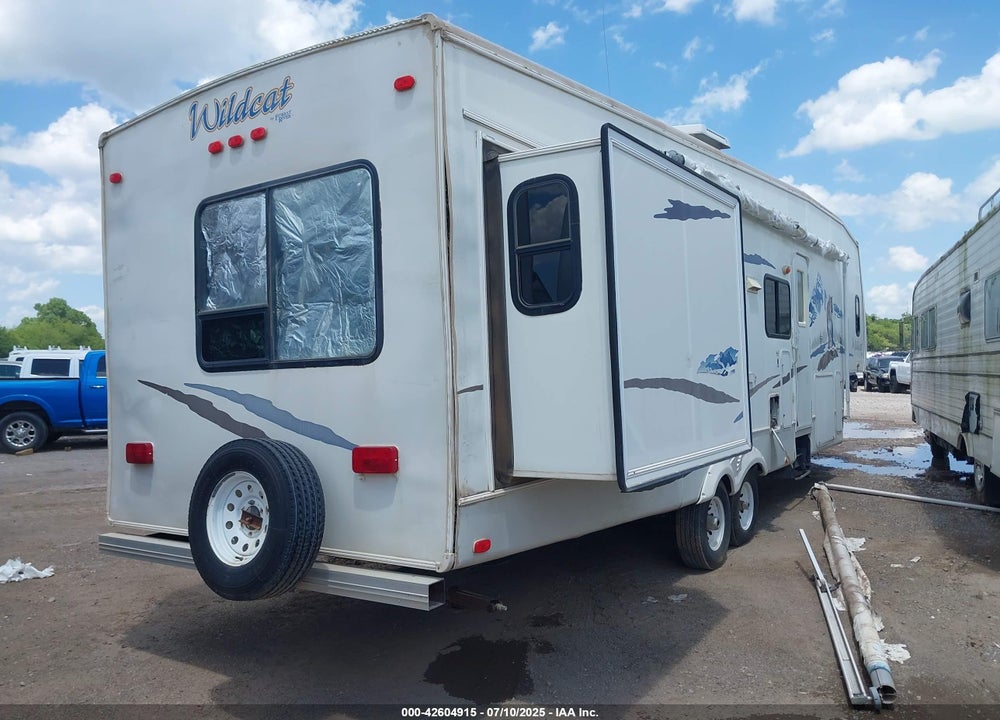 2008 FOREST RIVER WILDCAT VIN: 4X4FWCH288V018240