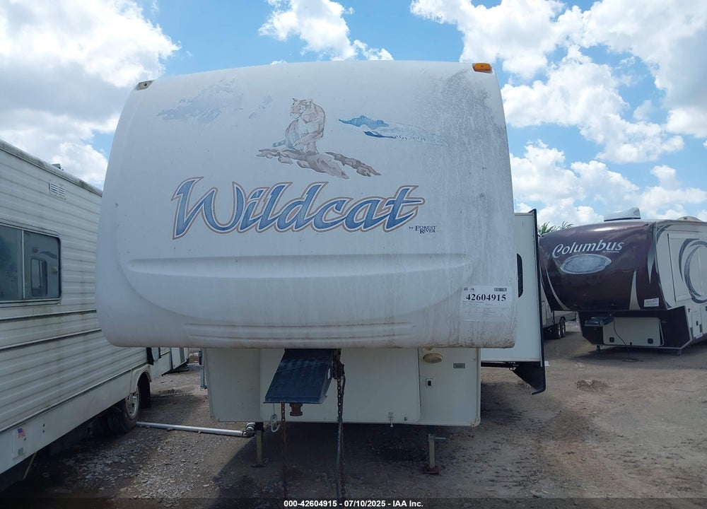 2008 FOREST RIVER WILDCAT VIN: 4X4FWCH288V018240