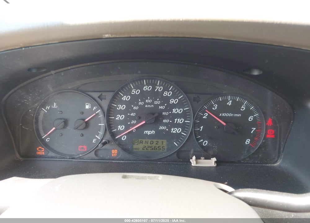 2001 MAZDA MPV DX/ES/LX VIN: JM3LW28G110171521