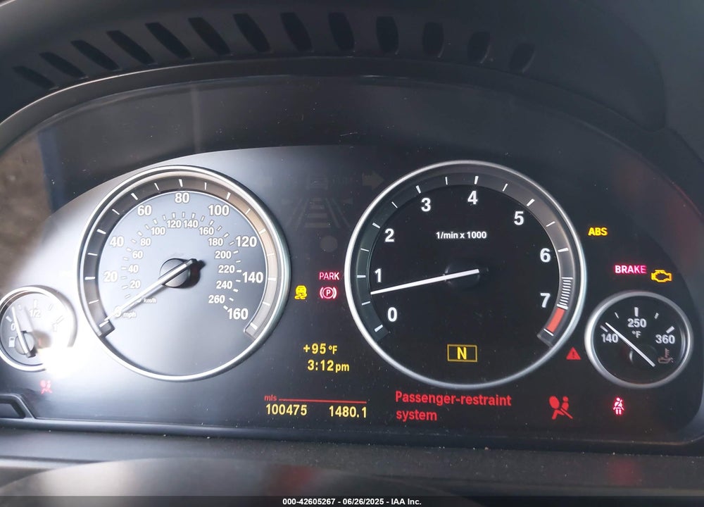 2011 BMW 5 SERIES VIN: WBAFR1C59BC745602