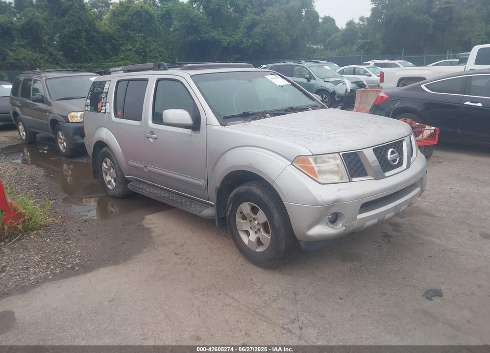 2007 NISSAN PATHFINDER SE VIN: 5N1AR18W87C601489