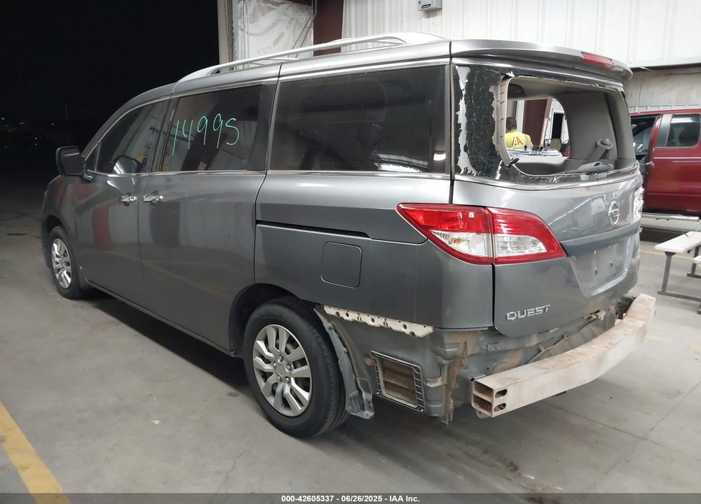 2015 NISSAN QUEST S VIN: JN8AE2KP2F9125697