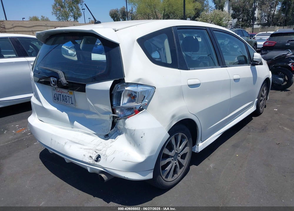 2012 HONDA FIT SPORT VIN: JHMGE8H53CC037768