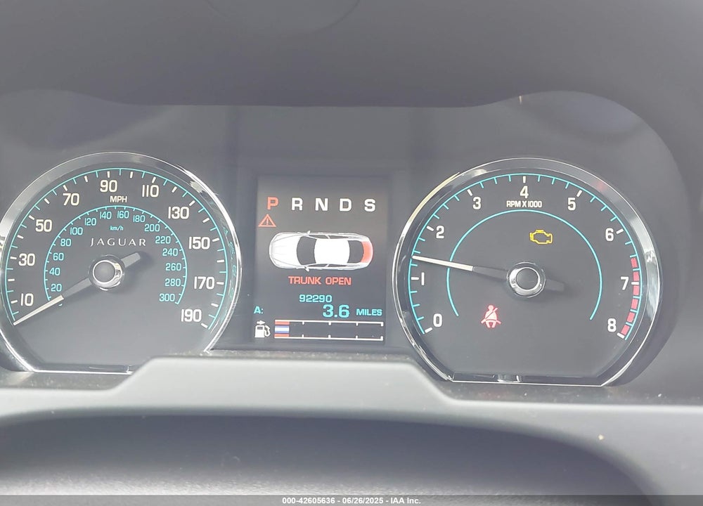 2013 JAGUAR XF VIN: SAJWA0ES9DPS98645