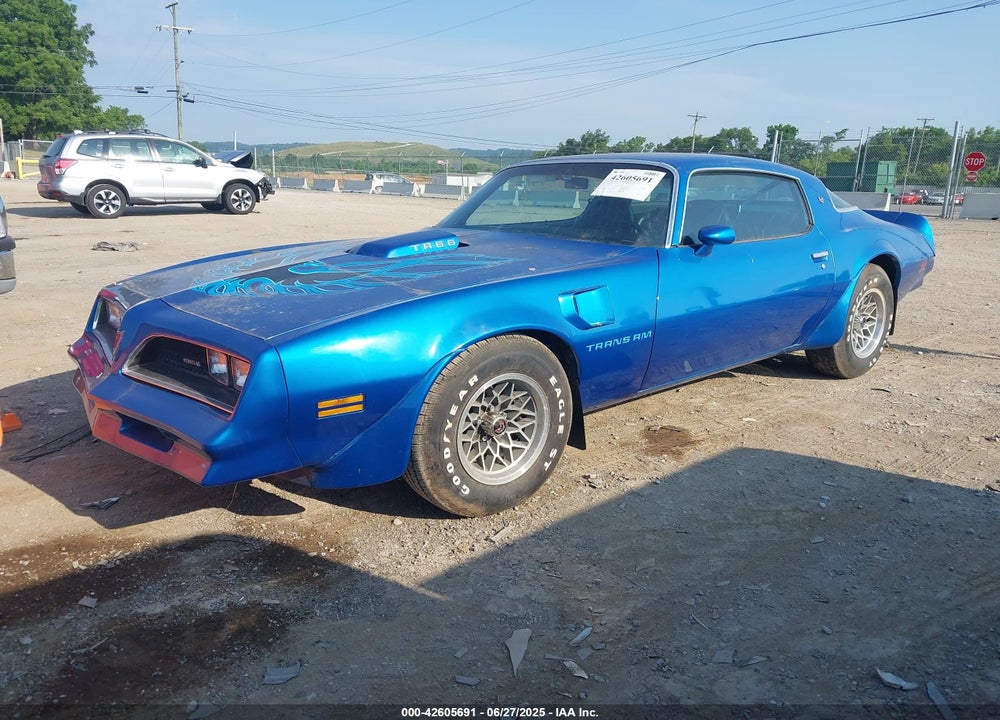 1978 PONTIAC TRANS AM VIN: 2W87Z8L162737