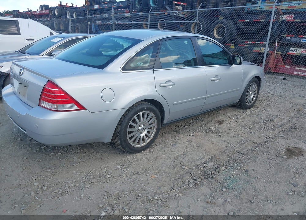 2005 MERCURY MONTEGO PREMIER VIN: 1MEFM42115G622843