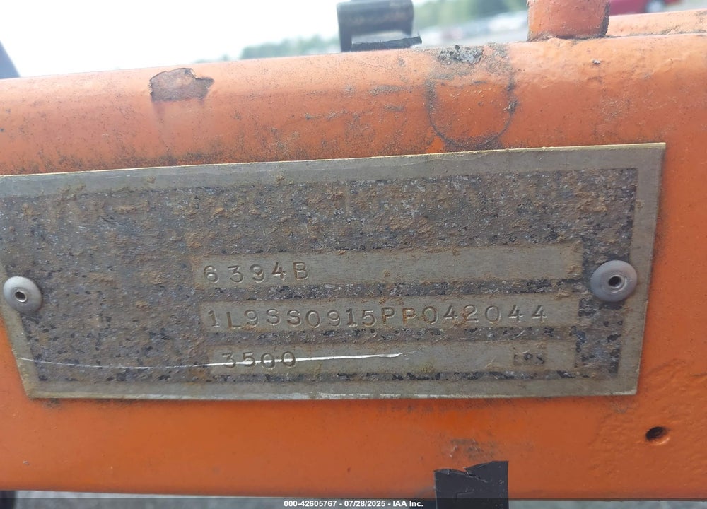 1993 LAMCO MFG & DISTR CO NTTL TRAILER VIN: 1L9SS0915PP042044