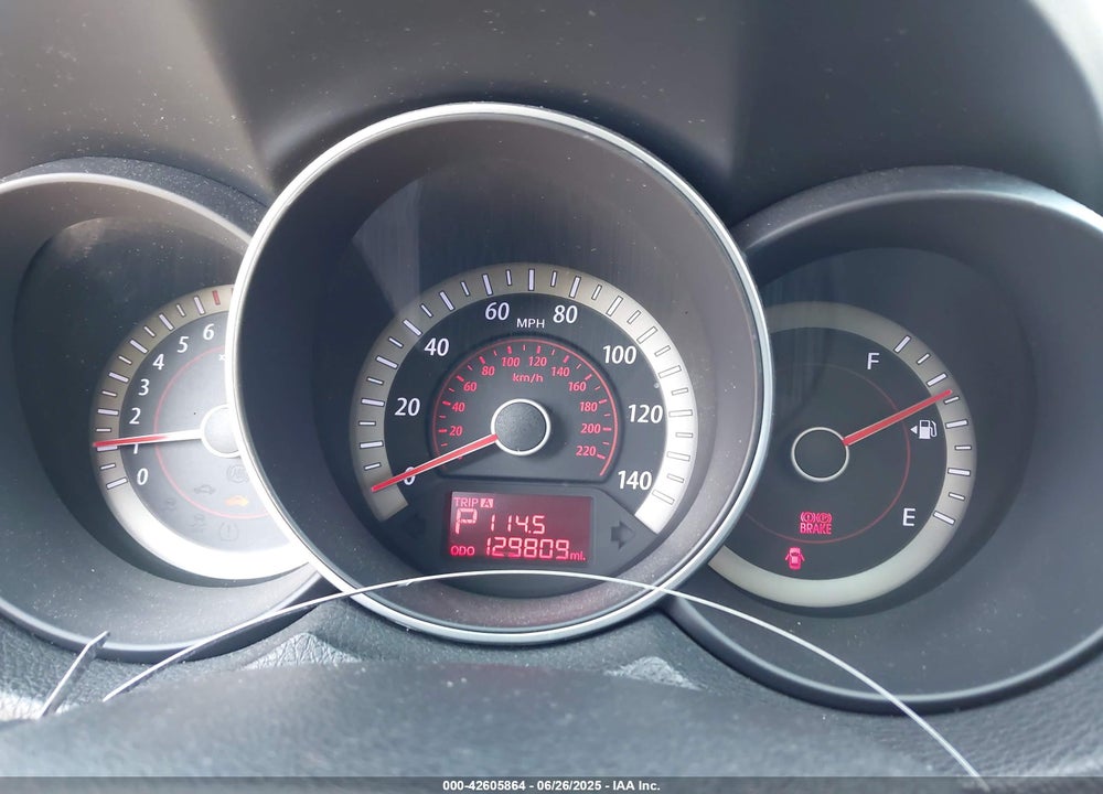 2012 KIA FORTE VIN: KNAFU5A26C5558967