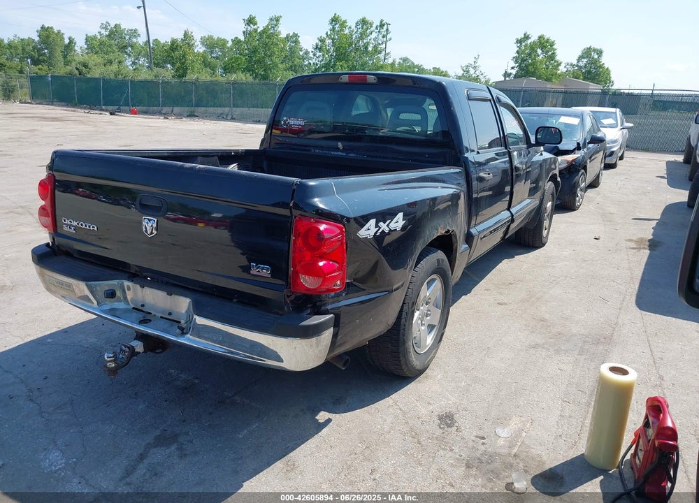 2005 DODGE DAKOTA SLT VIN: 1D7HW48N05S119919