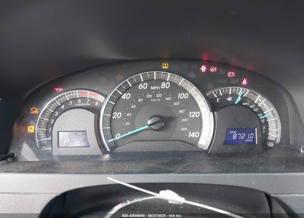 2012 TOYOTA CAMRY VIN: 4T1BF1FK2CU608990