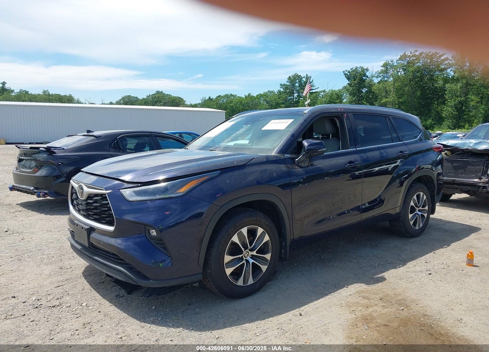 2021 TOYOTA HIGHLANDER XLE VIN: 5TDGZRBH7MS541142