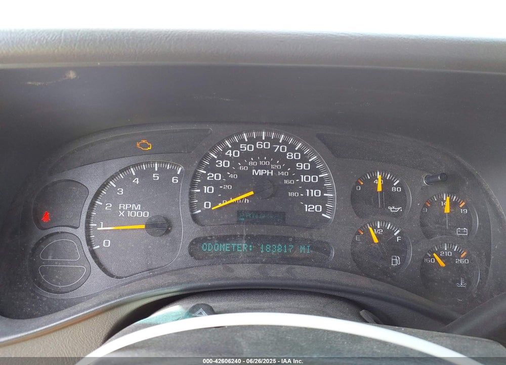 2003 CHEVROLET SUBURBAN 1500 LS VIN: 3GNEC16T83G154905