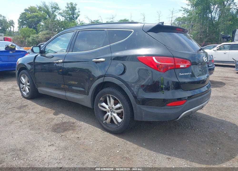 2013 HYUNDAI SANTA FE VIN: 5XYZUDLA2DG090856
