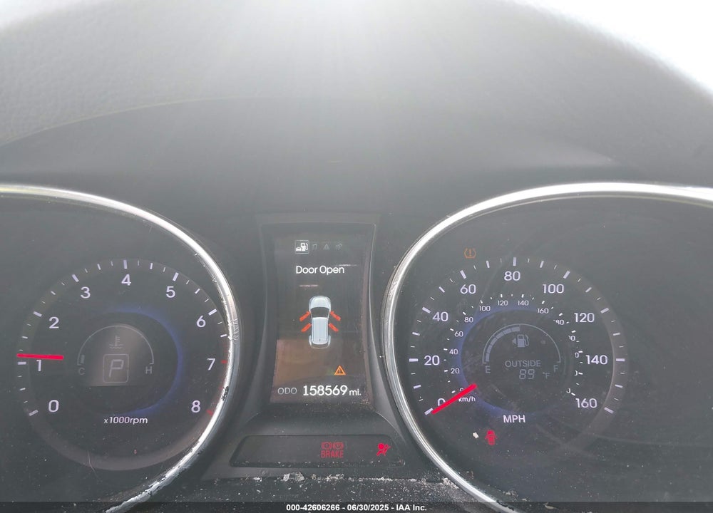 2013 HYUNDAI SANTA FE VIN: 5XYZUDLA2DG090856