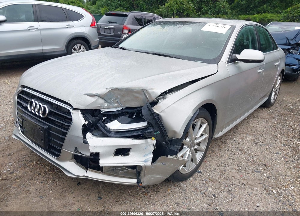 2014 AUDI A4 2.0T PREMIUM VIN: WAUKFAFL0EN008069