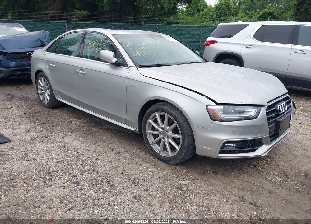 2014 AUDI A4 2.0T PREMIUM VIN: WAUKFAFL0EN008069