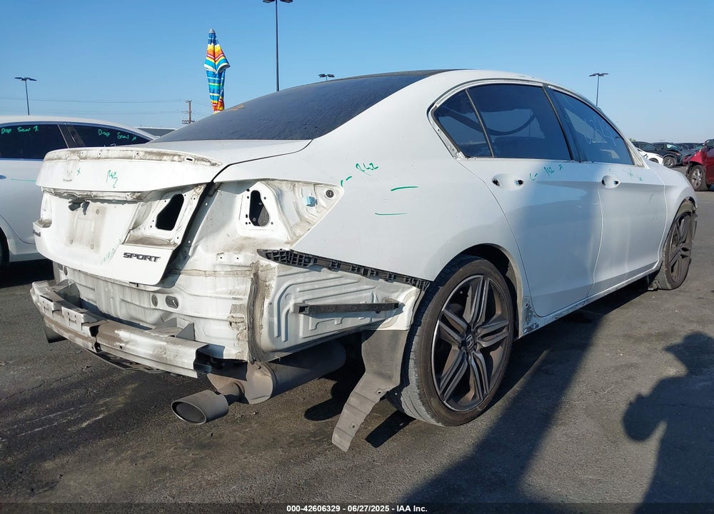 2017 HONDA ACCORD SPORT VIN: 1HGCR2F53HA037794