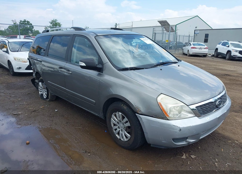 2011 KIA SEDONA LX VIN: KNDMG4C79B6367945